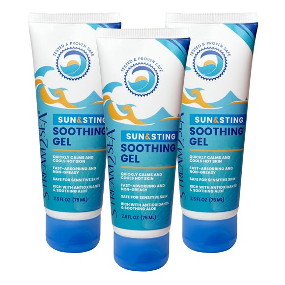 Gel de aloe vera STREAM 2 SEA Sun & Sting, paquete de 3 unidades