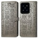 thumbnail image 3 of Funda Cartera FOXDOCK para Xiaomi 14T Pro , Flip PU con Relieve de Gatos y Perros, Tarjetero y Soporte, 3 of 6