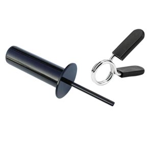 Magideal - De Pesas De Fitness, Entrenamiento De Trabajo Pesado De Repuesto, Con Clip De Resorte De Barra, Pasador De Carga De Peso Duradero Para Ejercicio, 10 Mm X 110 Mm
