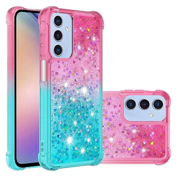 Funda Para Samsung Galaxy A26 Con Diseño Gradiente Y Brillo Líquido Antigolpes Tpu