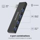 thumbnail image 4 of Concentrador USB 3.0 4‑en‑1 MOGOOD Adaptador Multi‑puerto, 4 of 6