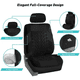 thumbnail image 2 of Funda Cubre Asientos Auto Universal 9 Piezas Forro Asiento Kit, 2 of 3