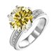 thumbnail image 3 of Anillos de Boda de Moissanita de 5 Uds para Mujer Corte Redondo Color D VVS1 Anillos de Diamante de Plata Esterlina 925 Anillos de Compromiso de Moissanita con Certificado, 3 of 9