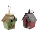 thumbnail image 1 of 2 piezas de casas de campo de madera colgando pajarera condominio artesanía casa de aves, 1 of 6