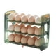 thumbnail image 1 of Soporte Abatible Para Huevos Para Frigorífico, Bandeja Para Huevos Para Frigorífico, Cajón, Cocina, M, Verde, 1 of 3