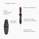 thumbnail image 2 of Cuchillo de jardín Barebones Hori Hori Ultimate con funda y mango de nogal, 2 of 7