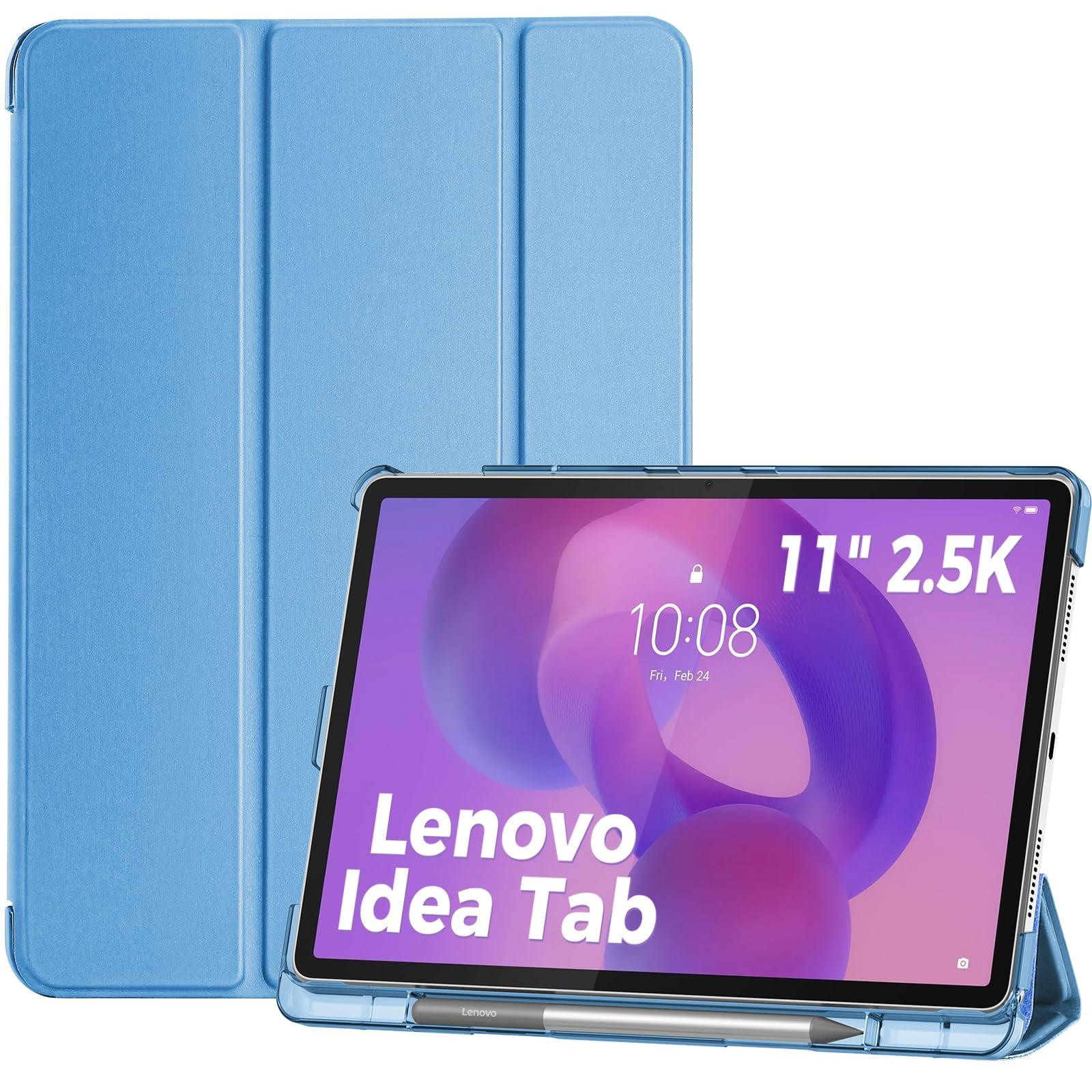 Funda Tipo Folio Procase Para Lenovo Idea Tab 11 2025 Con Soporte Para Bolígrafos