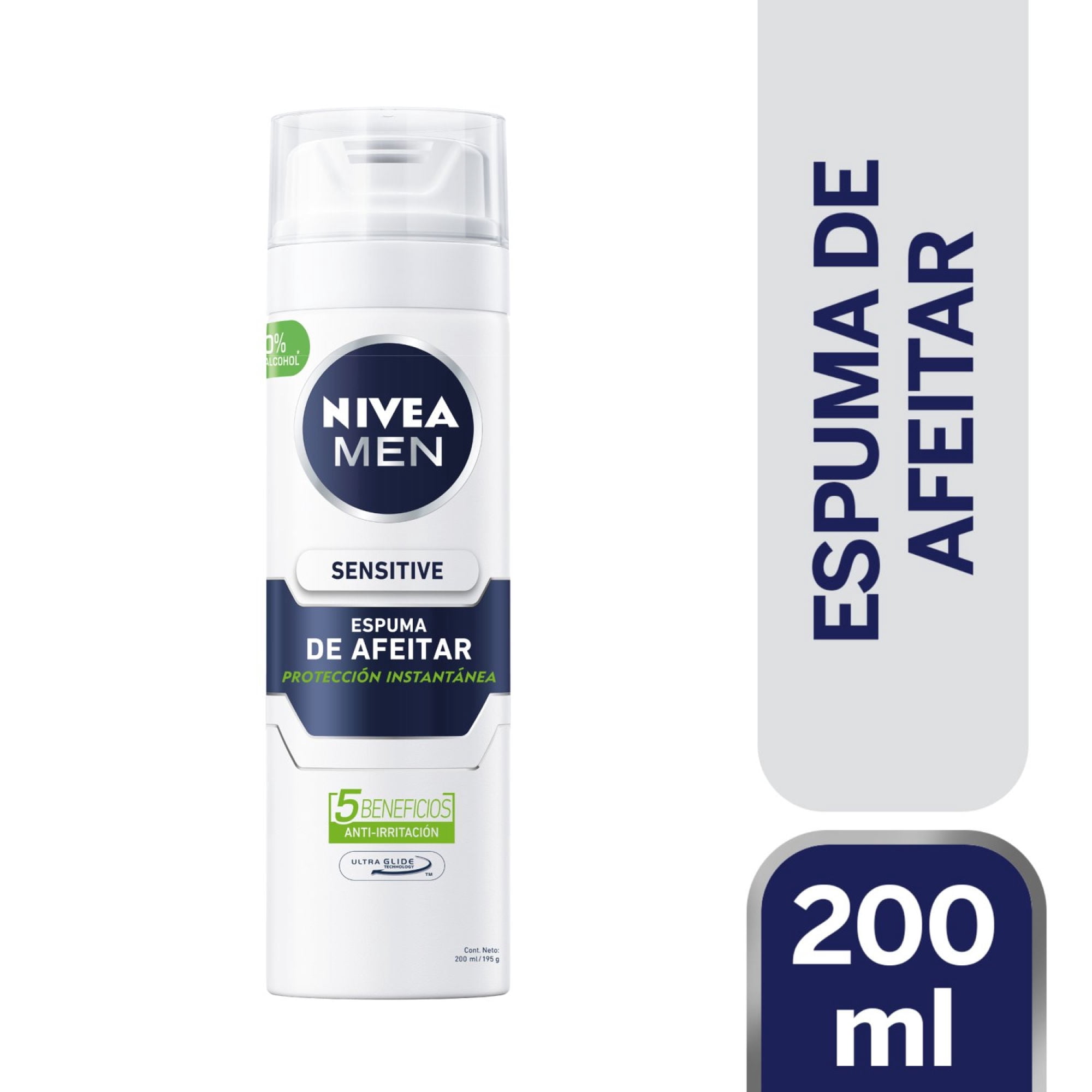 Espuma De Afeitar Men Sensitive 200 g Nivea