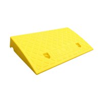 Ioensy - Rampa De Acera Rampa De Acera De Entrada Portátil Para Cortadoras De Motocicletas, Carretillas De Mano, H 7 Cm, Amarillo