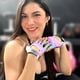thumbnail image 3 of Guantes Fitness Everlast Vip Mujer Gimnasio Pesas, 3 of 8