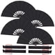 thumbnail image 5 of Ventilador Plegable Grande 4x, Ventilador De Mano De Tela De Nailon Plegable Chino / Japonés, Para Mujeres, 5 of 5
