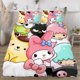 thumbnail image 3 of Kuromi Soft 3D Printed Duvet Cover Bedding Set with Comforter Cover 3 Piece Set, 3 of 5