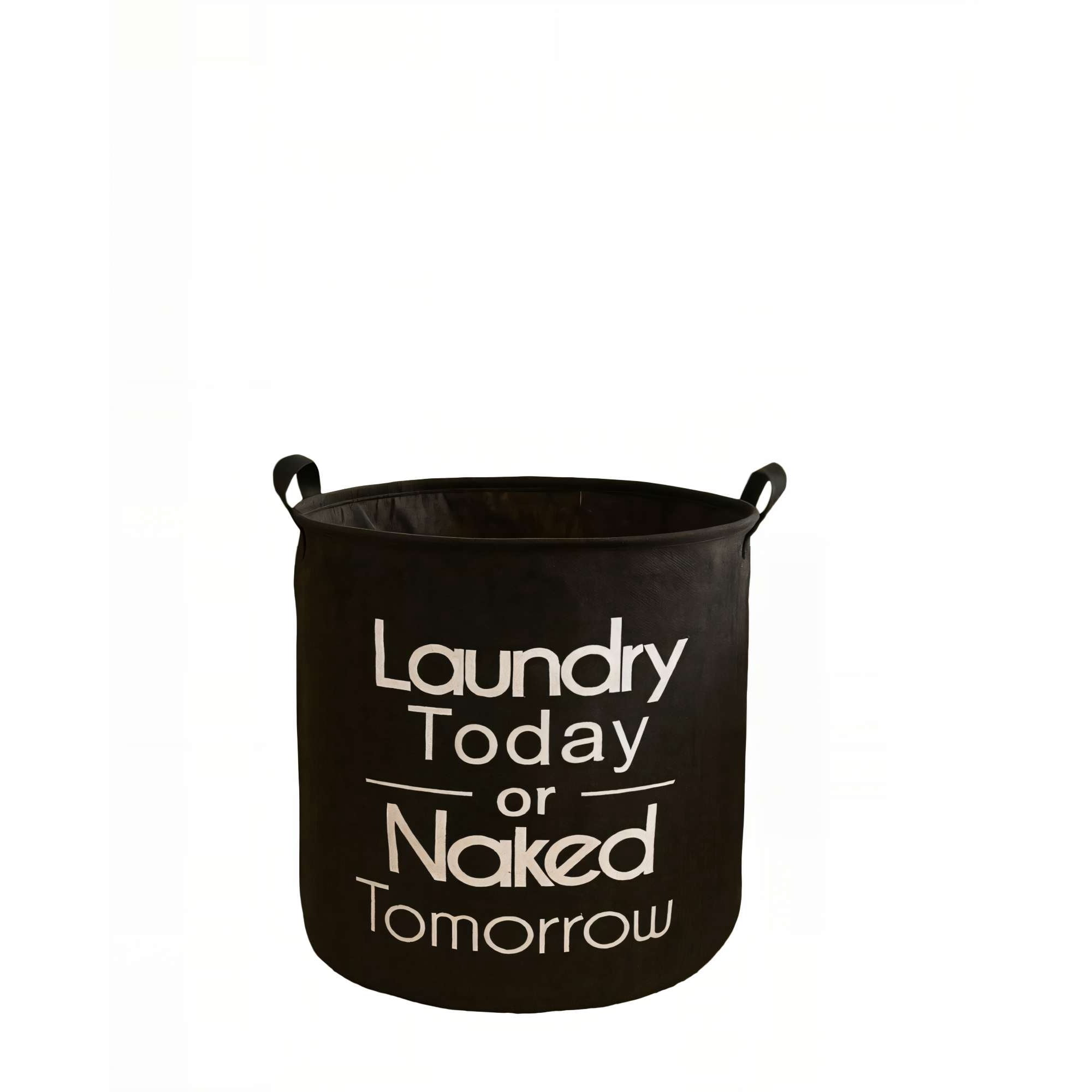 Genérico - Cesta De Ropa 45cmx50cm Color Negro