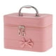thumbnail image 1 of Bolso Portátil Cremallera Maquillaje Cosmético Organizador Caja De Almacenamiento Caja Rosa, 1 of 3
