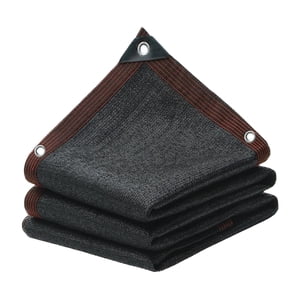 Ioensy - Paño De Sombra, Cubierta De Sombra Negra Espesante Para Invernaderos, Piscinas, Yardas, 2Mx4M