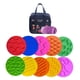 thumbnail image 4 of 10 Almohadillas Sensoriales, Alfombrillas Sensoriales Pequeñas Portátiles Para Juegos En Casa, Juego Activo, Bolsa De Campo, 4 of 5