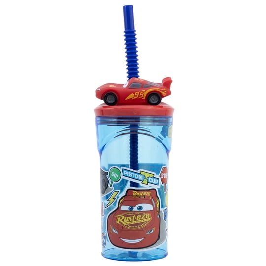 Vaso Tomajugo Figura 3d Cars 360ml Plástico Multicolor 1 Piezas Disney