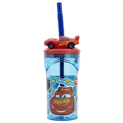 Vaso Tomajugo Figura 3D Cars 360Ml Plástico Multicolor 1 Piezas  Disney