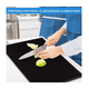 thumbnail image 4 of Tapete Escurridor Para Bar Belug Trastes Fregadero Cocina 45x30cm Rectangular Negro, 4 of 5