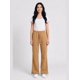 thumbnail image 5 of Pantalón Mujer Flare Pierna Ancha Cintura Elasticada Camel, 5 of 8