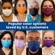thumbnail image 3 of Mascarilla desechable NEWLA de 4 capas, paquete de 50, envuelta individualmente, 3 of 9
