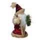 thumbnail image 2 of Papá Noel Treetop Kurt Adler, color burdeos y marrón, 25 cm, con 10 luces, 2 of 3
