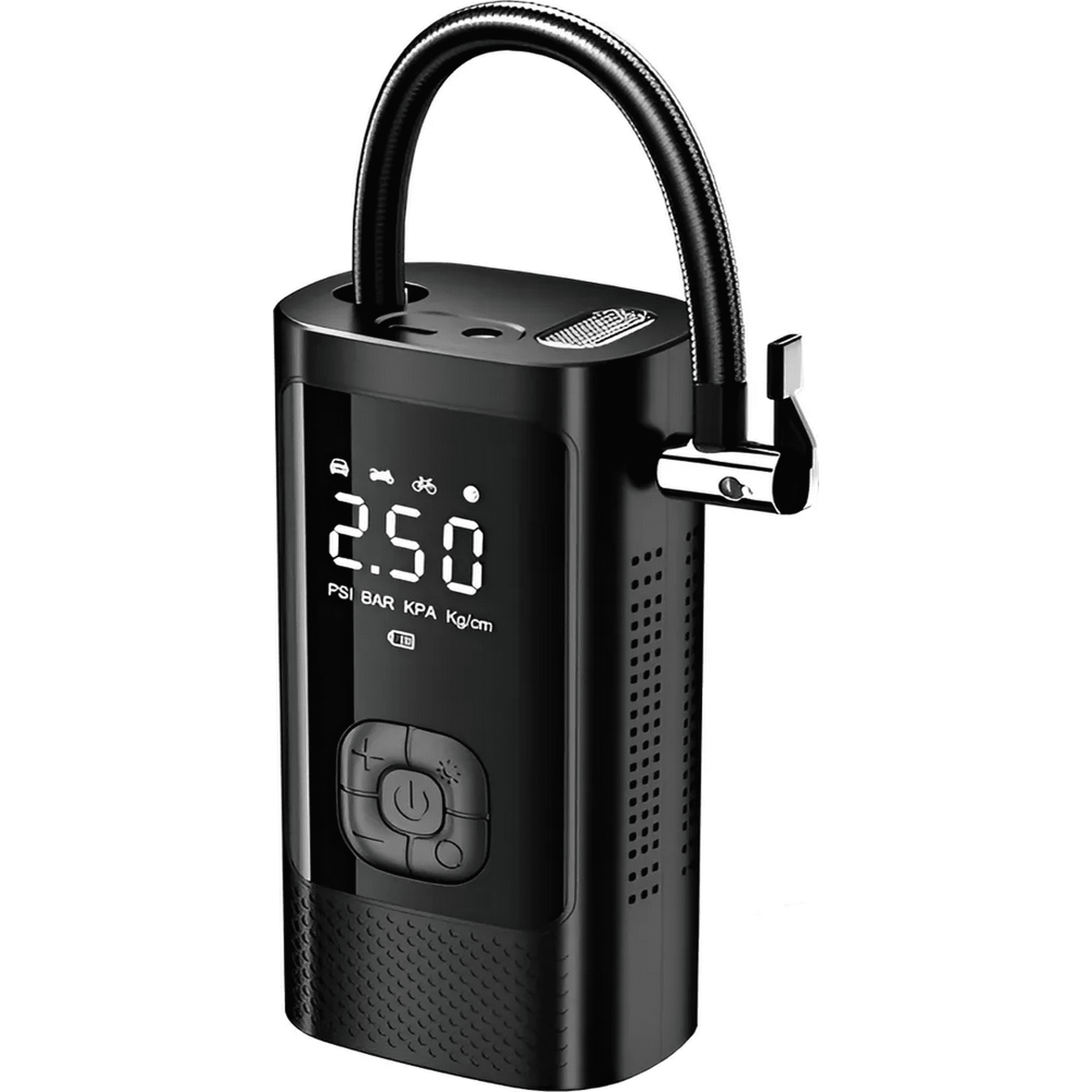 Genérico - Compresor Aire 150psi Auto Moto Bicicleta Power Bank 6000mah Color Negro - 271053