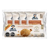 Galletón Tipo Casero Sabor Almendras Pack 4Un 160 G Quaker