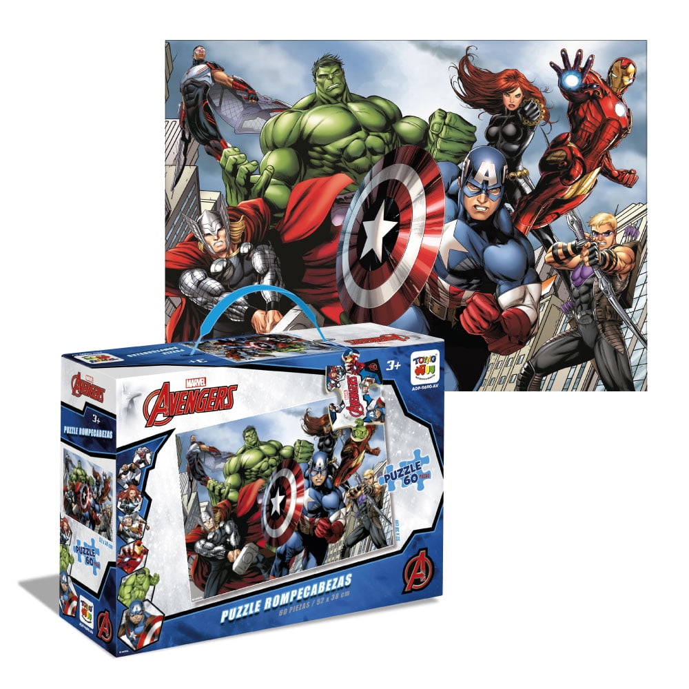 Puzzle 60 Piezas Mod Maleta Avengers - Toyng