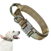 Defensor - Collar Táctico, Para Perros Reforzado Ajustable, Talla Xl Militar