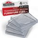 thumbnail image 1 of Protectores para muebles X-Protector, 4 piezas, 2.2 cm, antideslizantes, transparentes, 1 of 7