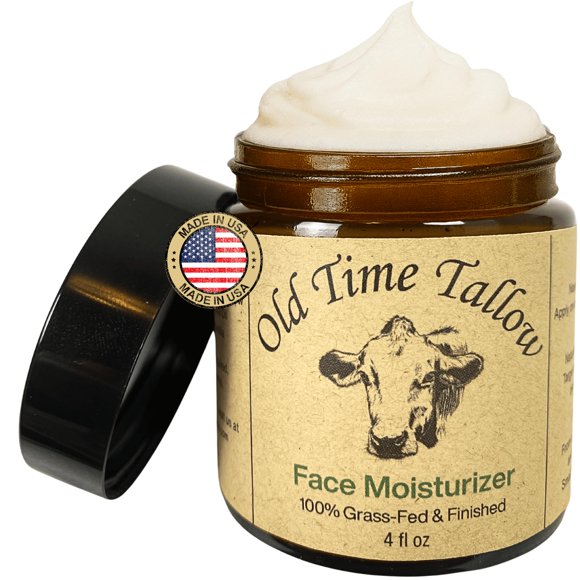 Hidratante Facial Old Time Tallow 118 ml Vainilla Orgánica