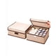 thumbnail image 1 of Pack De 2 Canastillos Organizador 32cmx26cm Color Beige, 1 of 4