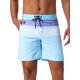 thumbnail image 1 of INSPIRE CHIC Pantalones Cortos de Natación a Rayas con Bloque de Color y Cintura con Cordón para Hombre 28 Azul Cielo, 1 of 6