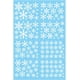 thumbnail image 5 of Pegatinas de copos de nieve para ventanas, decoraciones navideñas para ventanas, 116 piezas de pegatinas de PVC, 5 of 7