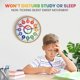thumbnail image 4 of Reloj de pared Oyster&Pop extra grande para aprender, 35 cm, para niños, 4 of 7