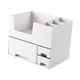 thumbnail image 5 of Organizador de escritorio con cajones para guardar maquillaje, multifuncional, resistente, para el hogar, para trabajadores de oficina Blanco, 5 of 5