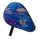 thumbnail image 3 of Funda Para Paleta De Tenis De Mesa, Portátil, Práctica Para Entrenamiento Deportivo, Viaje, Flor Azul, 3 of 5