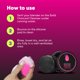 thumbnail image 4 of Set de esponjas de maquillaje beautyblender Original Pink + Blendercleanser de carbón sólido, 4 of 7
