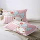 thumbnail image 4 of DIEZ Pink My Bunny Melody Duvet Cover Set for Kids Girls Soft Microfiber 3pc Bedding Set- Hello Cat Kitty Pompompurin and CinnamorollFull, 4 of 5