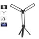 thumbnail image 2 of Luz de trabajo LED plegable recargable, luz de trabajo portátil multifuncional con soporte, cable USB para reparaciones, 2 of 8