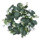 thumbnail image 1 of Guirnalda De Eucalipto De 12.0 In Para Decoración Navideña De Puerta Delantera, Color Blanco, 1 of 5