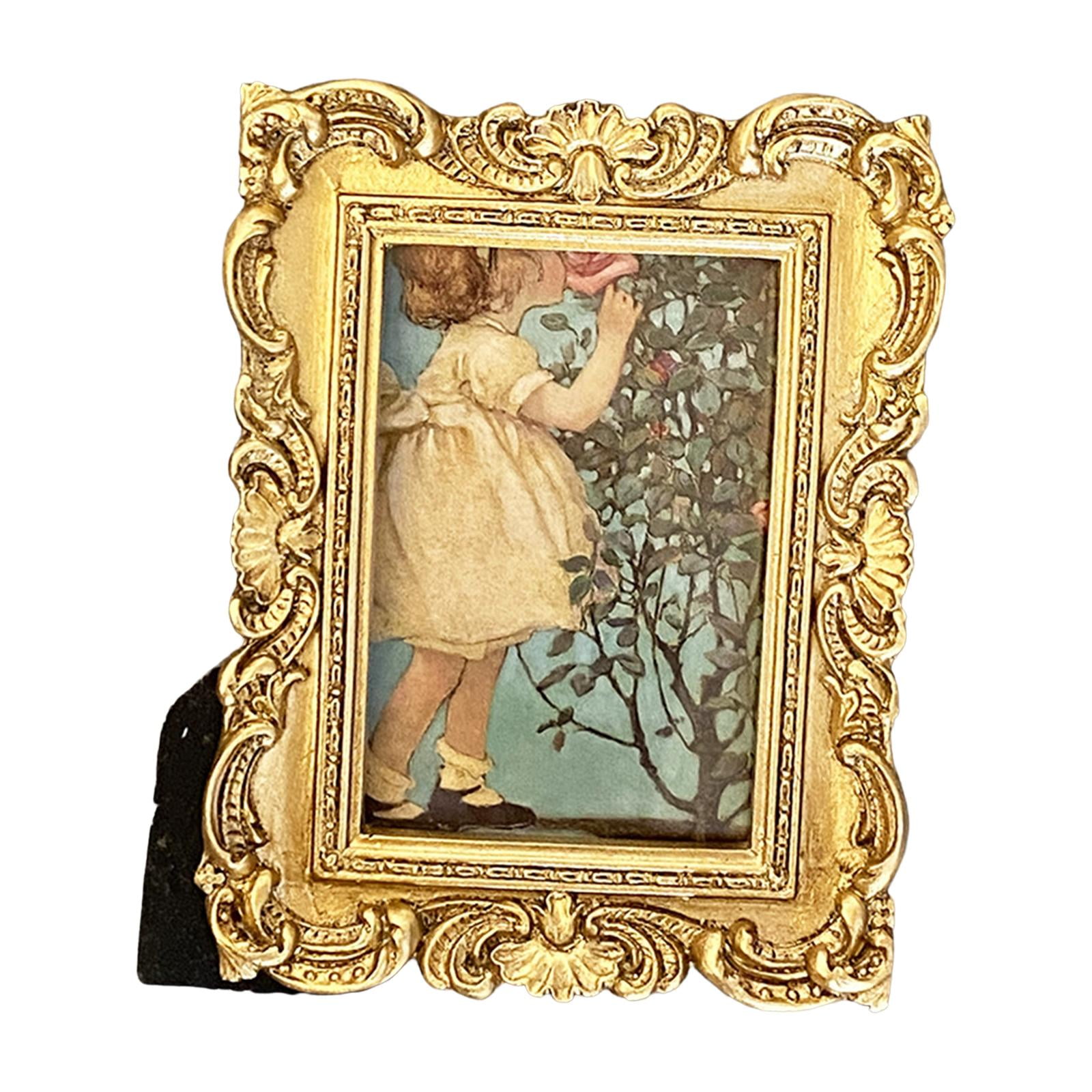 Bothyi - Marco De Fotos Antiguo Marco De Fotos Vintage En Relieve Para Ideas De Regalos De Decoración Del Hogar