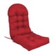 thumbnail image 4 of Cojín de respaldo alto para silla, cojín para tumbona, cojín impermeable para respaldo de asiento de exterior, cojín para patio exterior, jardín y pat Rojo, 4 of 5