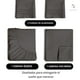 thumbnail image 2 of Juego De Sabanas King + Fundas De Almohada Gris Hilos Aura Zeus, 2 of 8