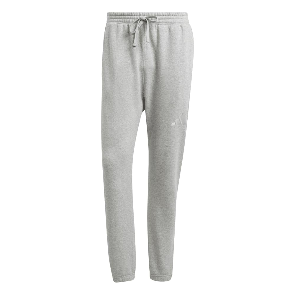 Pantalones Adidas All Szn Fleece Regular Tapered Para Hombre, Color Gris