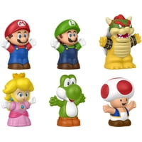 Set De Figuras Fisher-Price Little People My Mario 6 Piezas