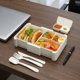 thumbnail image 2 of REGALWOVEN Caja Bento para Adultos, Contenedor de Preparación de Comidas a Prueba de Fugas de 1450ml para Trabajo y Viajes Caqui, 2 of 5