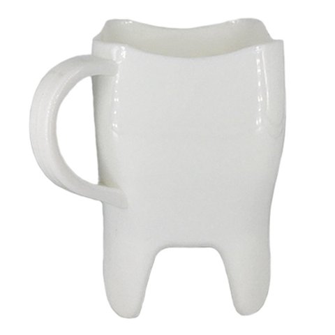 Bothyi - 1 Taza De Café Abs Con Forma De Diente Dental Para Restaurante En Casa