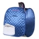 thumbnail image 3 of Tienda de sauna portátil en casa, caja de sauna con enchufe estadounidense, práctica sala de sauna de spa ajustable, cuerpo completo para hotel, regal Azul, 3 of 5